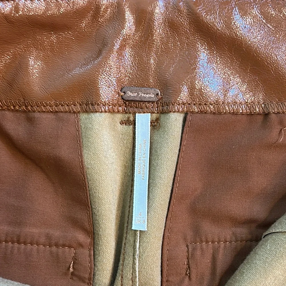 Free People Leather Pants - Picture 2 of 7